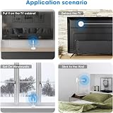 LEADSIGN TV Aerial Indoor Outdoor Amplified 120+ Miles 4K HDTV Antenna view 6