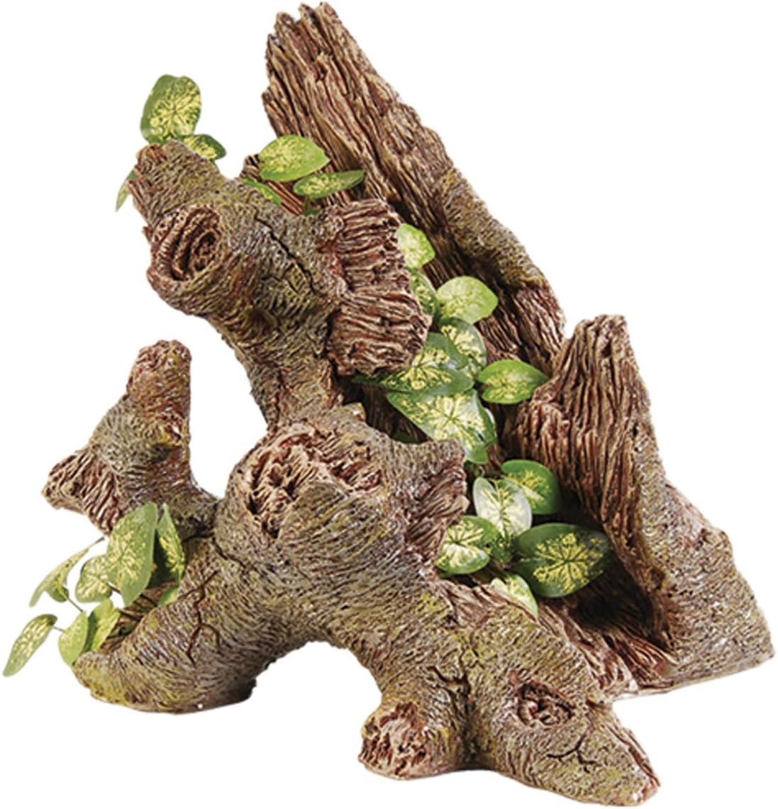 Fadulla Tree Trunk In Resin With Silk Plant