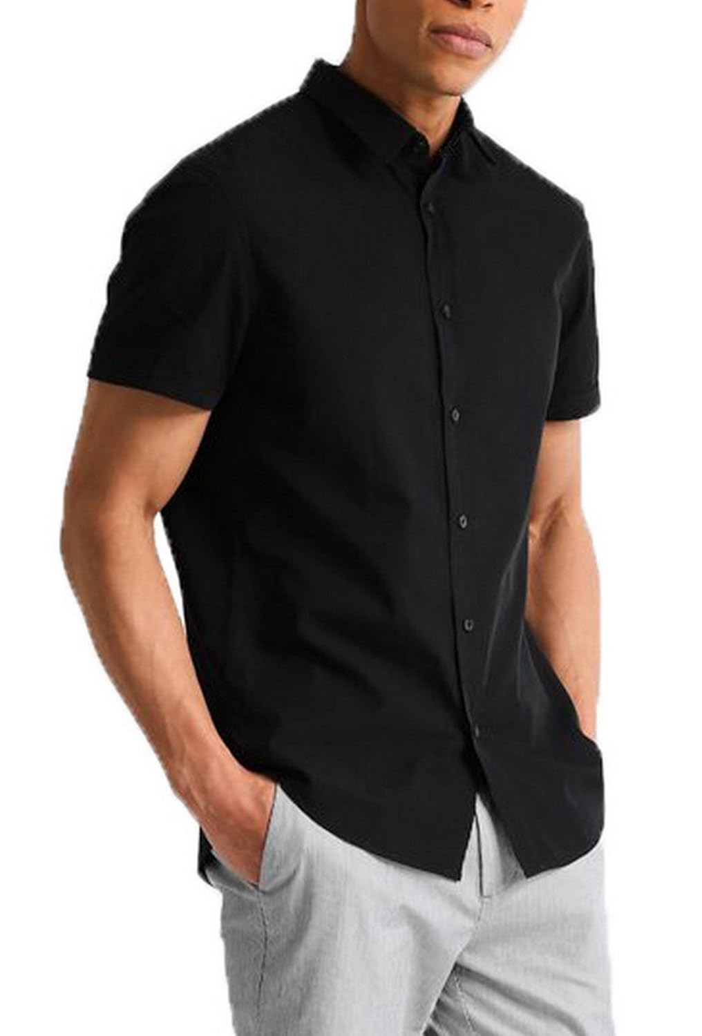 nxtskin half sleeves casual wear shirt for men