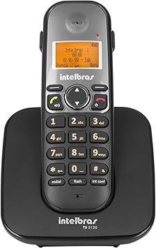 Telefone sem Fio Digital, Intelbras, TS 5120, Preto