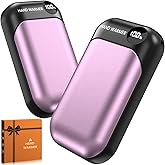 Hand Warmers Rechargeable 2 Pack, 4-Levels 104°F to 131°F Electric Hand Warmers, UL Certified Safe & Real 9Hrs Heating, Portable Pocket Hand Warmer for Women Men Kids, Fishing, Hunting, Golf, Camping