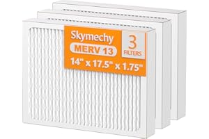 SKYMECHY 14 x 17.5 x1.75 MERV 13 Replacement Dehumidifier Filter Compatible with Santa Fe Advance90, Advance100, Advance120,Advance2, Honeywell DR90 & DR120 Dehumidifier Models, Pack of 3