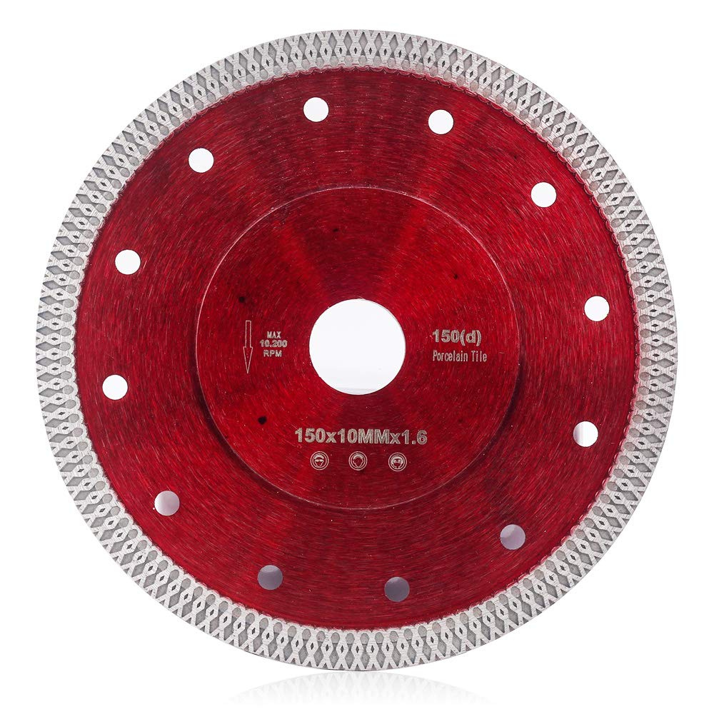 Photo 1 of Casaverde 6 inch Porcelain Cutting Blade Diamond Cutting Blade for Granite Marble Ceramic Tiles