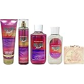 Bath & Body Works Malibu Heat Deluxe Gift Set - Body Cream, Fragrance Mist, Body Wash and Body Lotion - with a Himalayan Salts Spring Bar Soap - Full Size