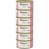 Applaws Tuna Fillet &amp; Shrimp in Broth Wet Cat Food 6-Pack 5.5 oz Cans | 100% Natural, High Quality Ingredients, High Protein, No Artificial Additives, Limited Ingredients