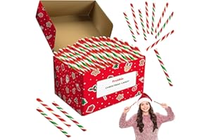 Fruidles Christmas candy Cane Sticks Suckers, Old-Fashioned Multicolored Mixed-Fruit Flavor, Individually Wrapped, 5.5" Inch, Net WT 10.17 oz (288g), 24-Pack
