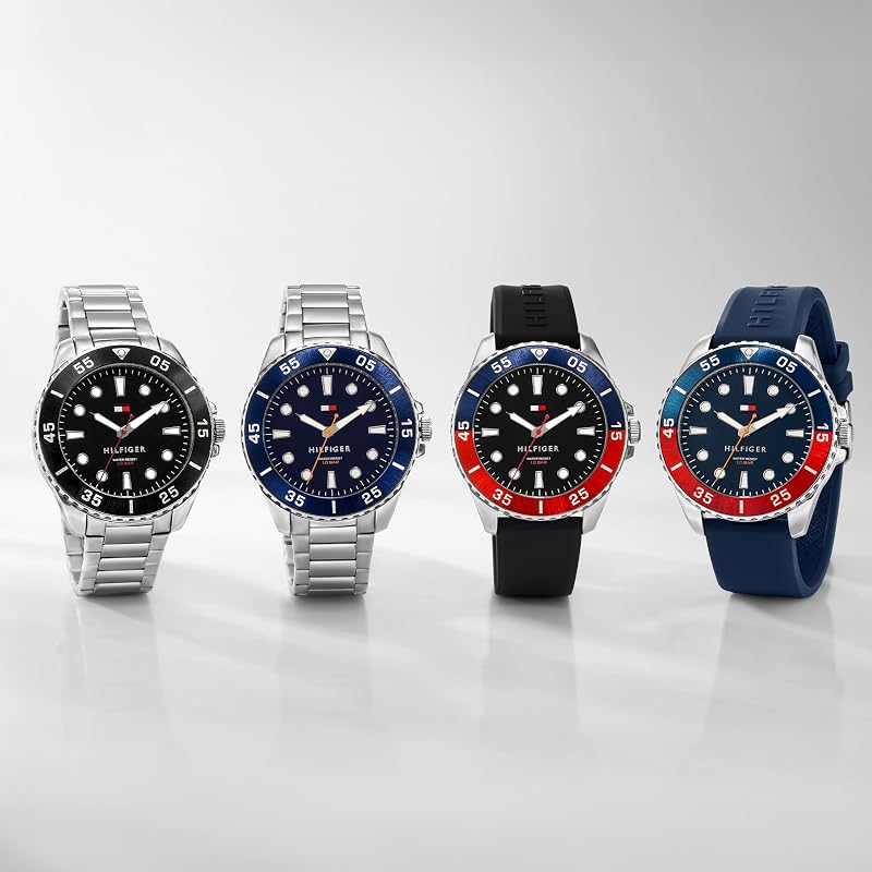 Montre à Mouvement à Quartz Trois Aiguilles pour Homme avec Bracelet en Acier Inoxydable Argenté - 1792202 — photo 5 sur 7
