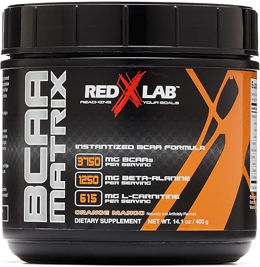 Red X Lab BCAA Matrix Orange Mango Health & Personal Care