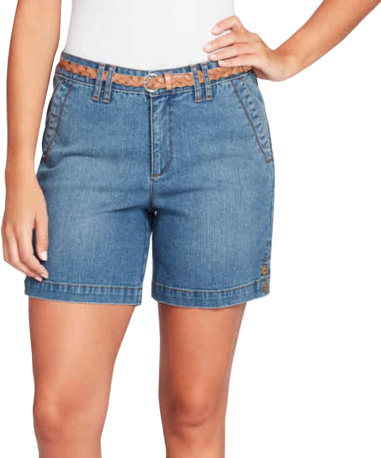 gloria vanderbilt violet shorts