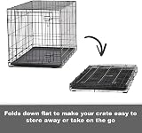 New World 30-Inch Double Door Dog Crate for Medium Dogs 11-18 kg view 5