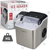 NETTA Ice Maker Machine Counter Top 12kg/Day 1.8L Tank Stainless Steel view 7