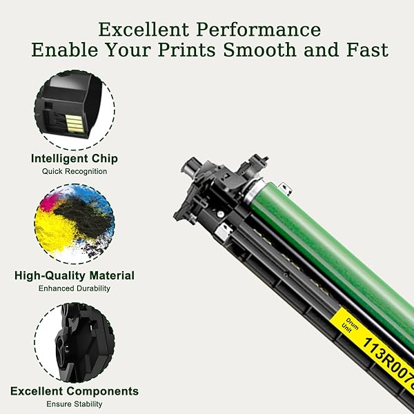 VERSALINK C7020 C7025 C7030 COLOR IMAGING DRUM UNIT REPLACEMNET FOR XEROX VERSALINK C7020 C7025 C7030 HIGH YIELD DRUM CARTRIDGE FOR VERSALINK C7020 C7025 C7030 PRINTER (3-PACK, CYAN, MAGENTA, YELLOW)