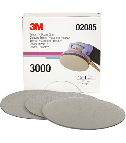 thumbnail image 2 of 3M 1262) (3M ID Number 60455038541) 3M(TM) Red Abrasive Hookit(TM) Disc, 01262, 6 In, 40D, 25 Discs Per Box, 6 Boxes Per Case [You Are Purchasing The Min Order Quantity Which Is 2 of 14