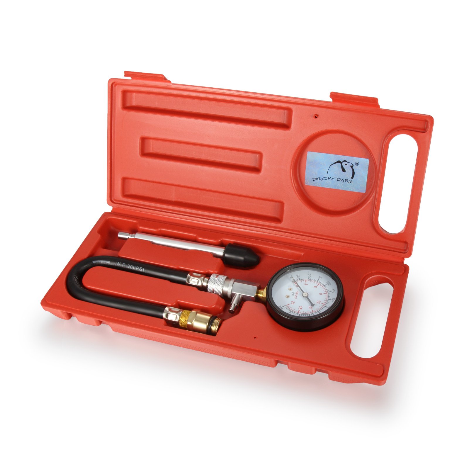 Dromedary Petrol Engine Cylinder Compression Tester Tool Set Compression Tester Kit
