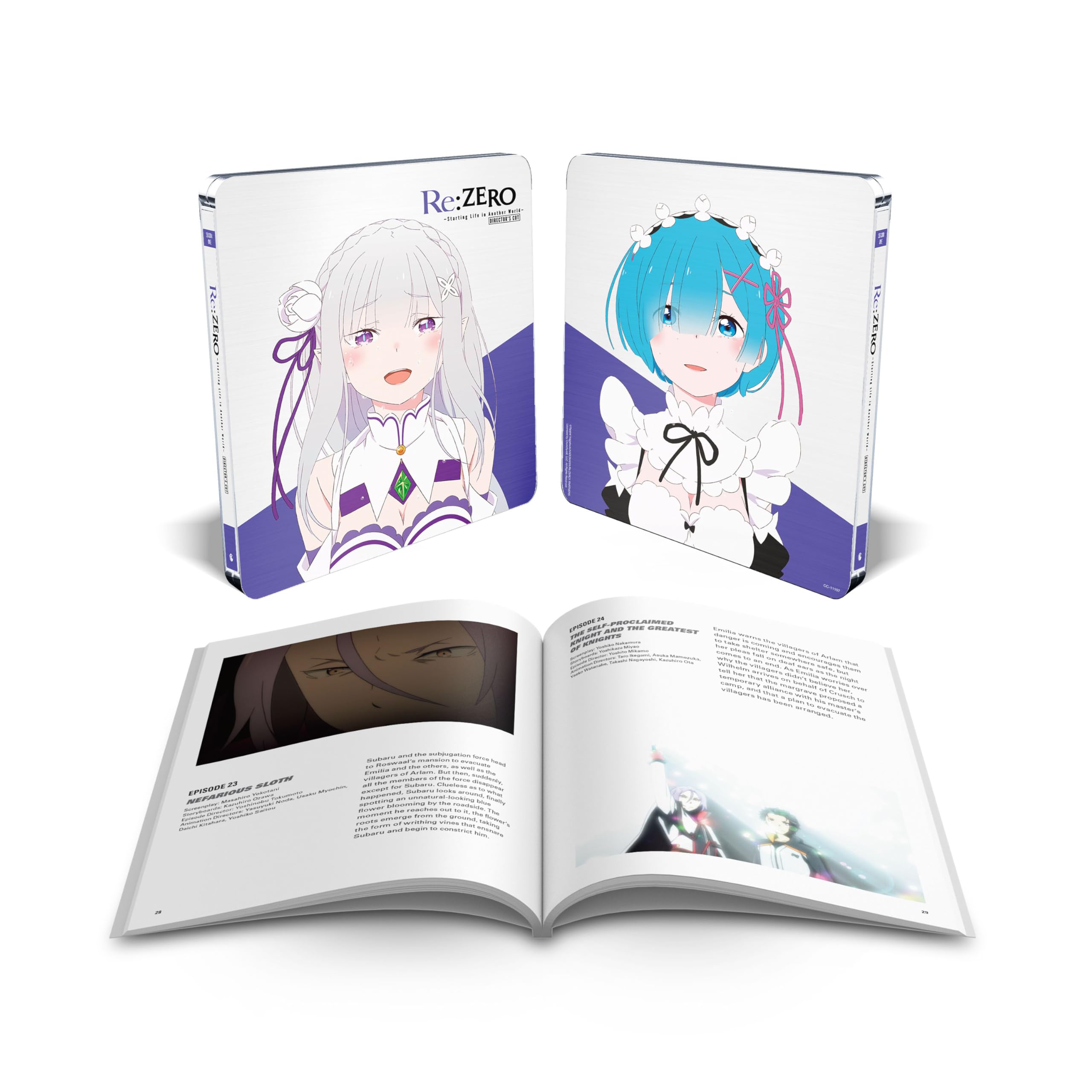 Re:ZERO -Starting Life in a Another World- Season 1 Director's Cut - Steelbook [Blu-ray] Image
