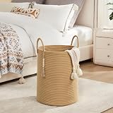 YOUDENOVA Cotton Rope Basket Large 58L 38cm D 50cm H with Handles view 3