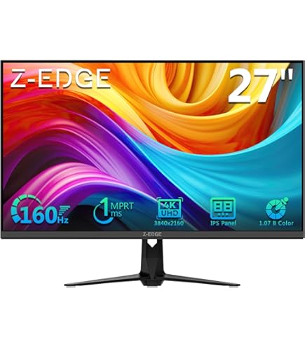Amazon.com: Z-Edge 27 inch 180Hz 165Hz Gaming Monitor, FHD 1080p
