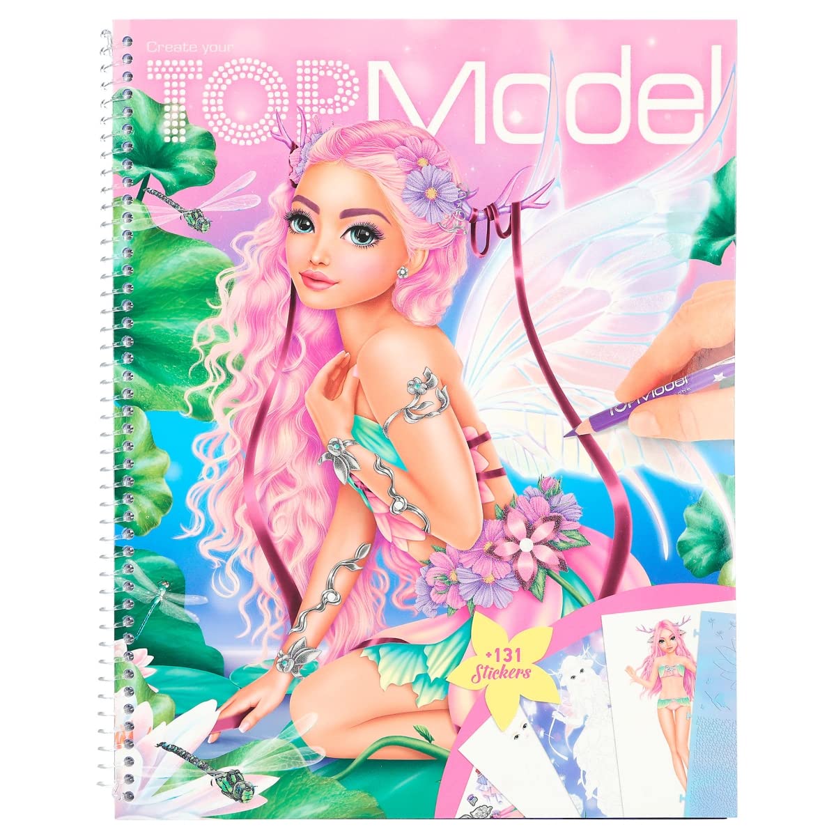 Depesche Create Your TOPModel Colouring Book Fantasy
