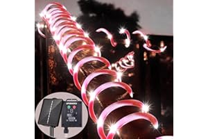 HONCHE Christmas Decorations Upgraded Solar Christmas Lights 33ft 100 LEDs String Lights for Outside Rope Lights Outdoor Waterproof Holiday Party Patio Garden Decor Fairy Lights(Y-H-TY-TG)