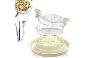 Chicken Shredder 12''Large Chicken Breast Tool Twist Equipped with 4 Anti Slip Suction Cups and Brush&Food Tongs Visible Meat