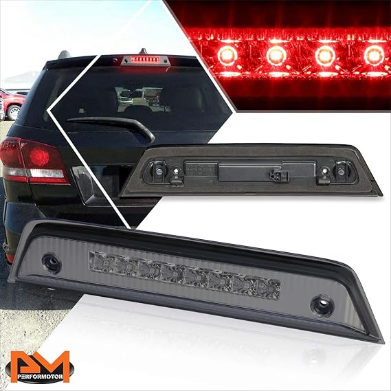 Compatible with Dodge Journey 1016 Full LED Third 3RD Tail Brake Light Rear Stop