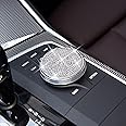 ZSJO Bling Media iDrive Control Interior Sticker Cover Accessory Fit BMW 330 i 2020-2022/X3 2021-2022/430 2021-2022/ X4 2022-2023/ X5 2019-2023/X6 2020-2023 (Multimedia Cover)