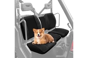 StarknightMT Ranger XP 1000 Seat Cover, Full Back Ranger Seat Covers Compatible with Polaris Ranger 1000/ XP 1000/Crew XP 1000 2018-2025 Scratch-Resistant Black