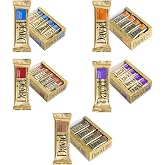 David Protein Bars, David Favorites | 28g Protein | 24 Pack | 0g Sugar | Low Carb &amp; Gluten Free High Protein Bars | High Protein Snack Bars for Post Workout, Travel &amp; On-the-Go Snacking