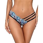 Avidlove Sexy Panties for Women Butterfly Embroidered Underwear Mesh Panties Pack