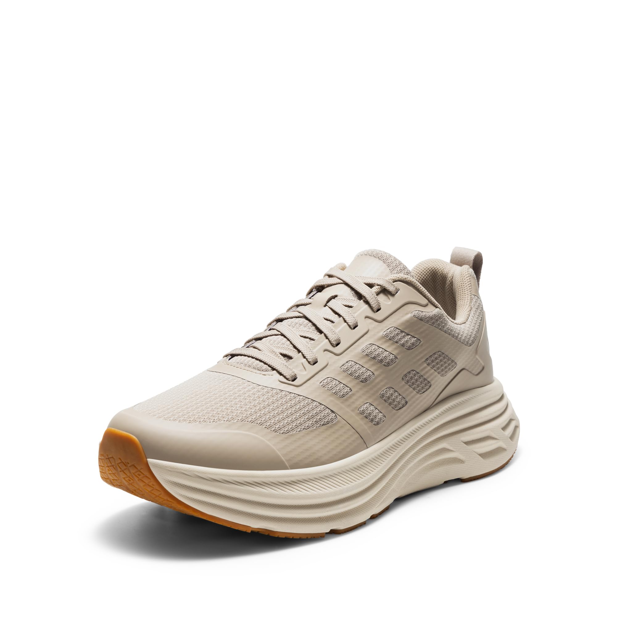 Photo 1 of NORTIV 8 Men's Walking Running Tennis Cushioning Shoes ActiveFloat Non Slip Athletic Gym Workout Jogging Comfortable Sneakers,Size 12,Apricot,SNWS245M