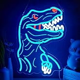 Dinosaur Neon Sign T-REX Neon Sign for Wall Decor Dino USB Dimmable Neon Light Sign for Boys Girls Room Gameroom Holiday Birthday Christmas Gift