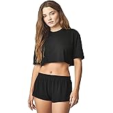 Florence by Mills Womens Garden Party Cropped Boxy Tee