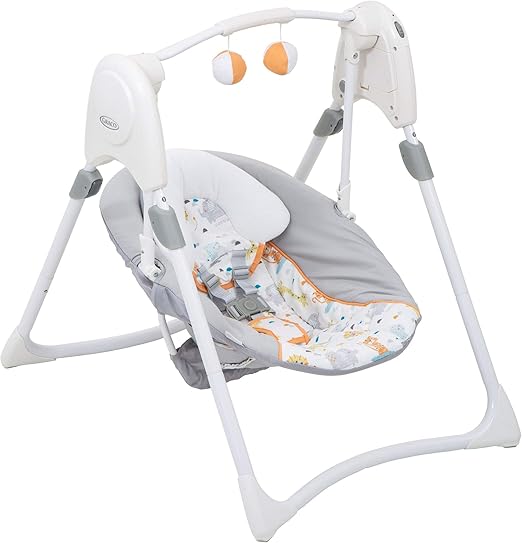 graco slim spaces swing instructions