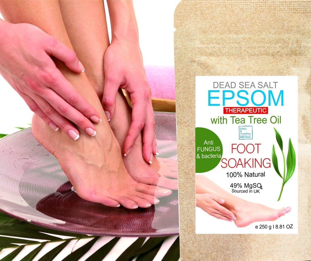 Tea Tree Epsom & Dead Sea Salt Epsom Salt Bath Antifungal