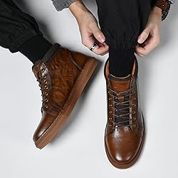 Arkbird Mens Leather Sneaker Fashion Classic Casual