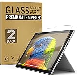 ZenRich (2 Pack) Tempered Glass Screen Protector for Surface Pro 7 Plus/Surface Pro 7/Surface Pro 6/ Surface Pro 5/Surface Pr