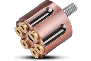 beyisi Rear Fender Seat Bolt Screw for Harley Dyna Sportster Softail Road Glide Street Touring King CVO Electra Iron 883 Bob 1996-2024 Thread 1/4"-20 Seat Nut Revolver (Bronze)