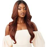 Outre melted Hairline Lace Front Wig Frontal Effect Hairline HD Transparent Lace SERAPHINE (DRFF2/CHERRD)