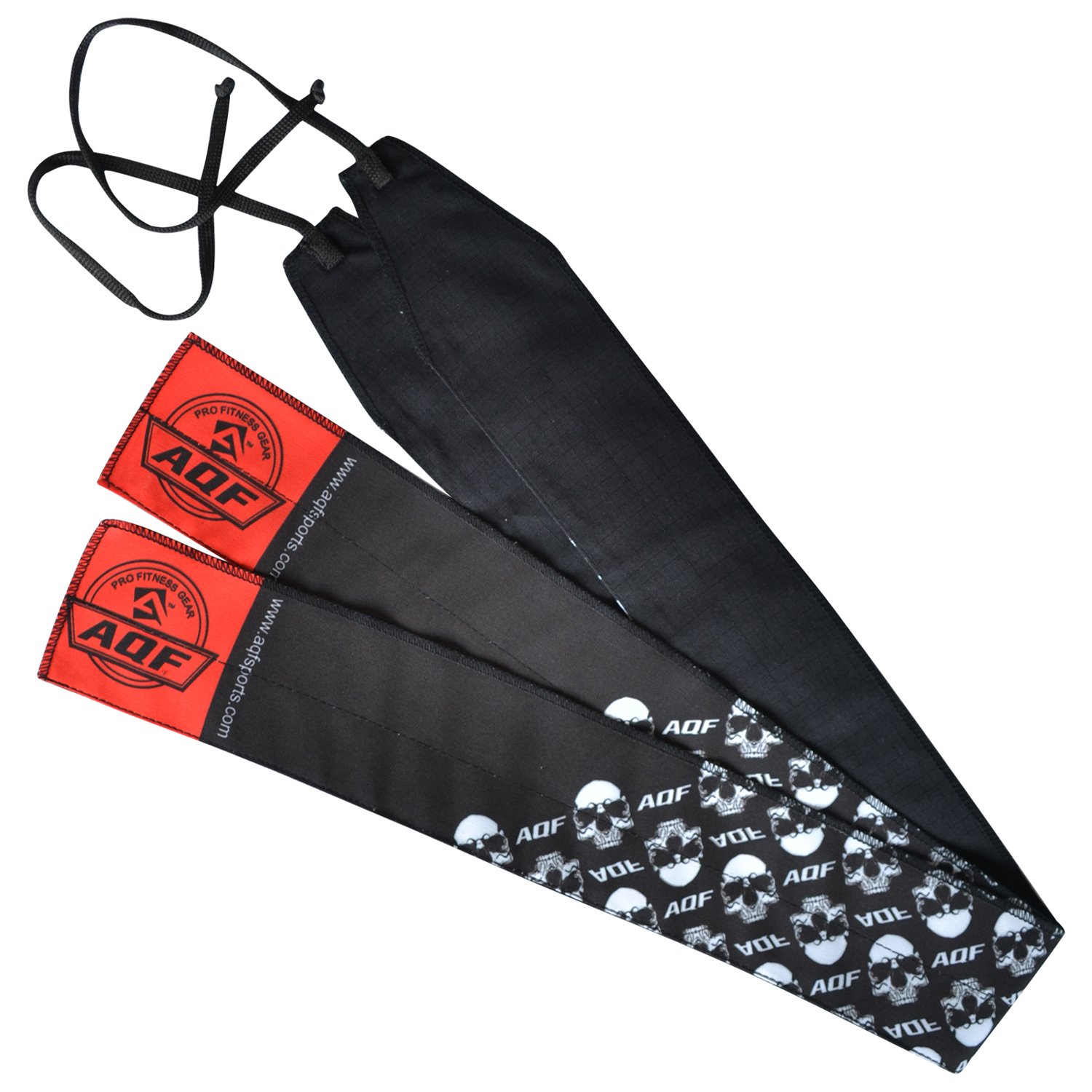 AQF Wrist Wraps for Weightlifting (Pair) - 35" Cotton Gym Wrist Supports -Heavy Duty Weight Lifting Wrist Straps Support for Strength Training, Bodybuilding, Powerlifting & Deadlifts