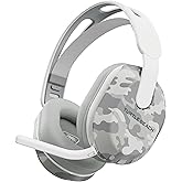Turtle Beach Stealth 500 Wireless Gaming Headset Licensed for Xbox Series X|S, Compatible with Xbox One, Bluetooth, PC, Mobile, 40 Hr Battery, Memory Foam Cushions, Flip-to-Mute Mic – Arctic Camo