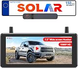 AUTO-VOX 7.2 inch Solar Wireless Reversing Camera with DVR Loop 1080P view 1