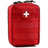 Orca Tactical First Aid Molle Pouch - Heavy Duty IFAK Pouch - Empty Medical Pouch Ideal for Military Use EMTs Law Enforcement Camping and Hiking - Med Pouch for Optimal Organization