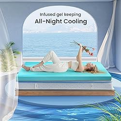 3 Inch Twin XL Memory Foam Mattress Topper, Single