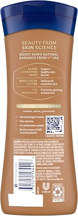 Vaseline Intensive Care Cocoa Butter Lotion Rich Hydrating Dry Skin Tone Texture view 3