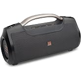 PowerBass BT-500 - IPX Portable Bluetooth Boom Box Speaker System with TWS and RGB Lighting
