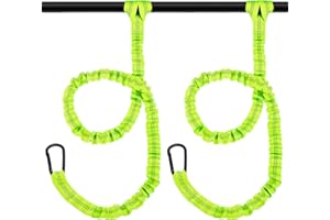 2 Pack Kayak Paddle Leash, Paddle Board Leash Fishing Lanyard Tool Tether with Carabiner Kayaking Accessories
