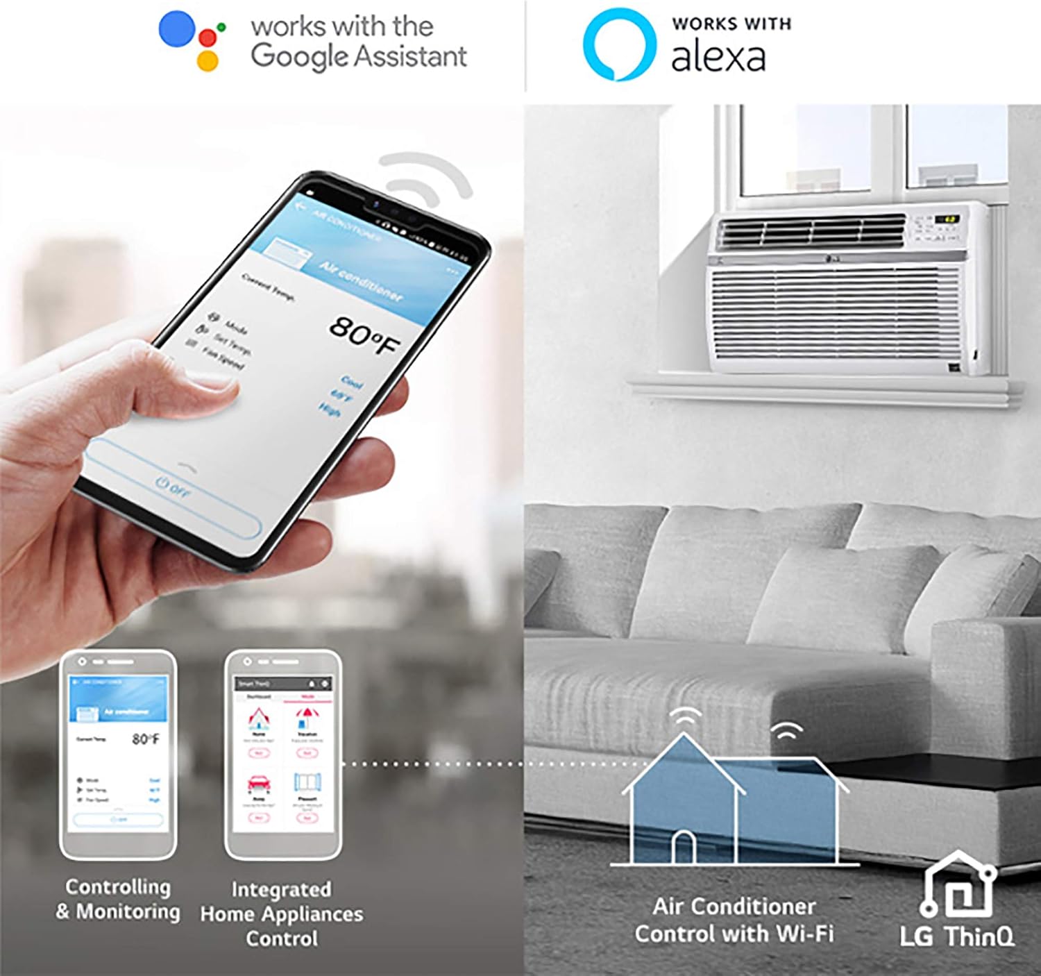 google home lg air conditioner