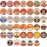 Perfect Samplers Coffee, Tea, Cider,Cappuccino For Keurig K Cups Brewers, Mix 40 Count