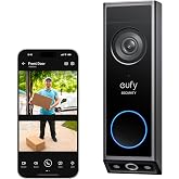 eufy Security Video Doorbell E340, Dual Cameras, 2K FHD, 8GB Local Storage | No Subscription,Head-to-Toe View,Wireless or Wired,Color Night Vision,Two-way talk,AI motion/Package Detection, 2.4 GHz Wi-Fi