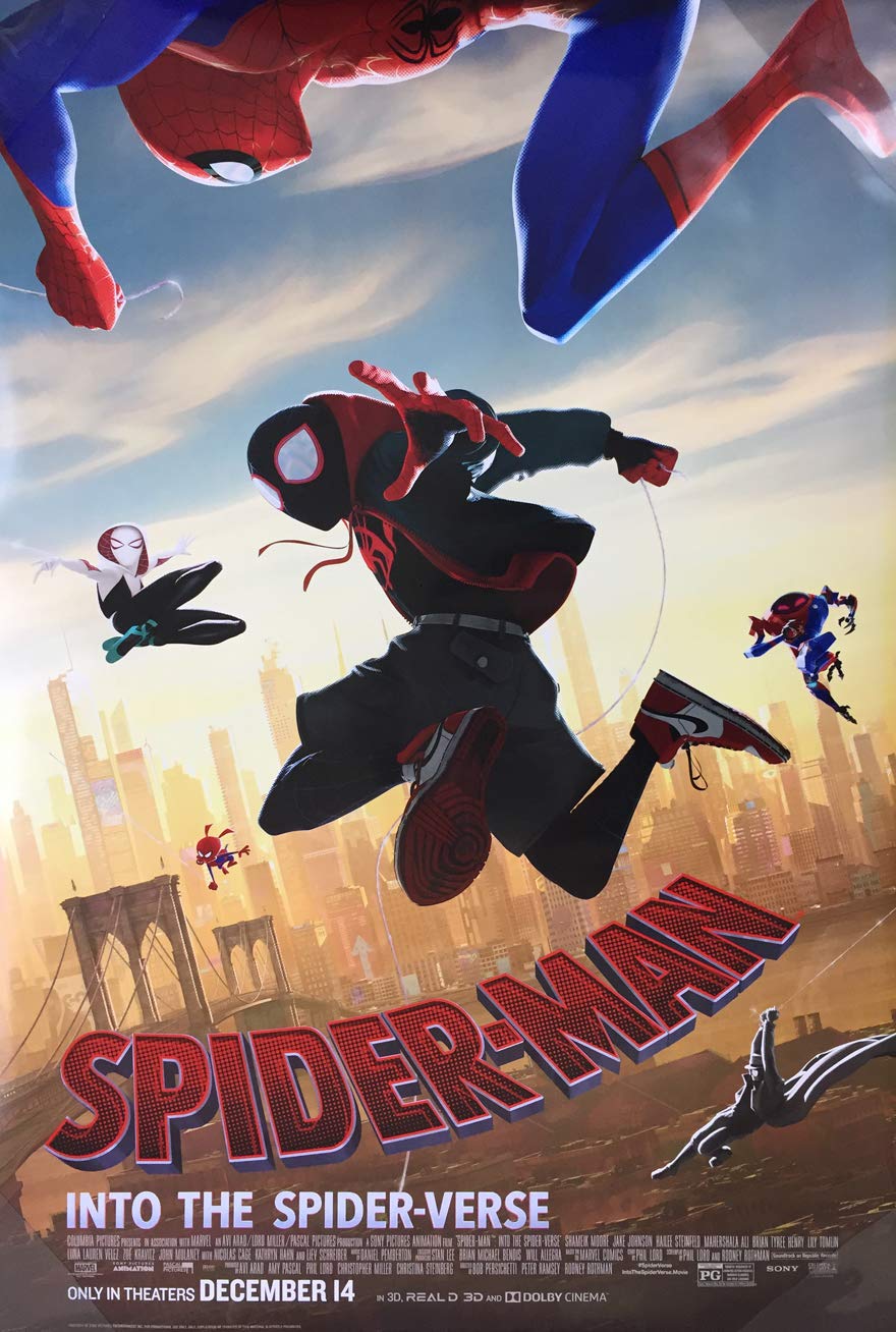 Spider Man Into The Spider Verse Movie Poster Sided Desertcart